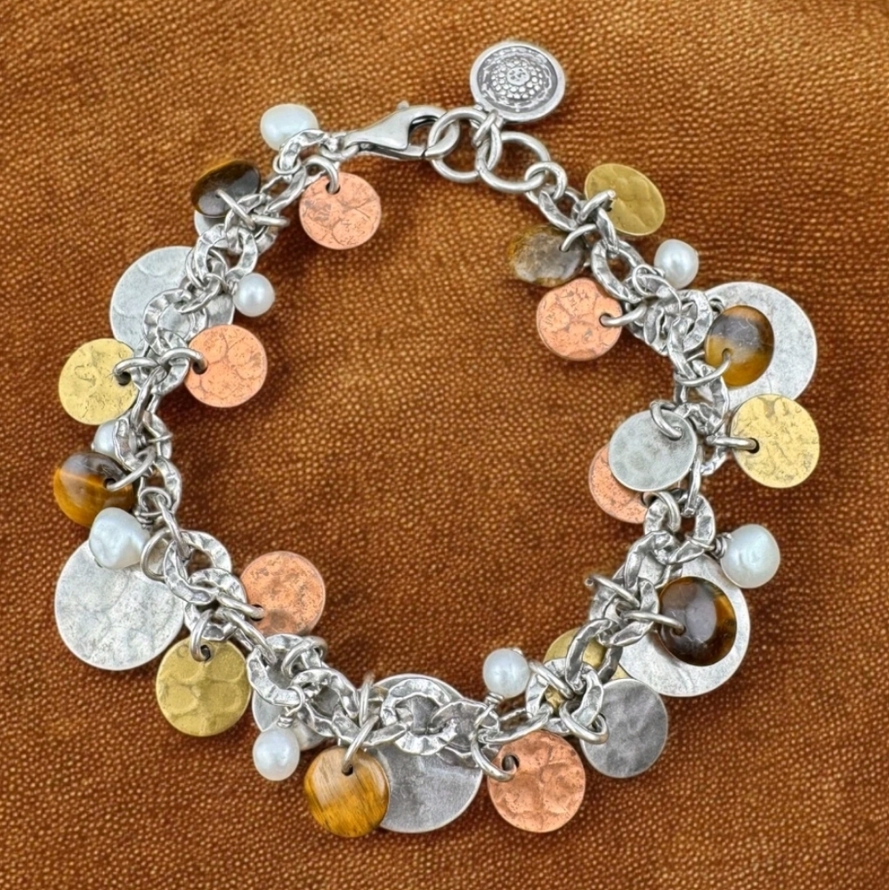 Retired Silpada Mixed Metal Bracelet B1853